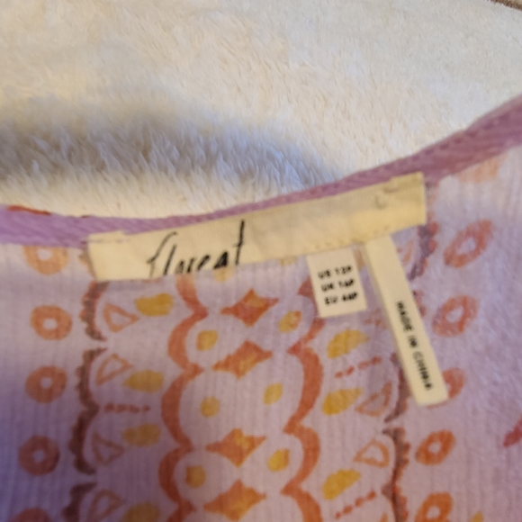 Anthropologie Floreat 100% silk midi dress, size 12 petite. - Picture 4 of 6